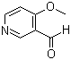 4-甲氧基-3-吡啶甲醛分子结构 (CAS 82257-15-6)