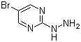 structure of CAS# 823-89-2, 5-溴-2-肼基嘧啶