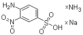 CAS 登录号：82324-60-5, 4-氨基-3-硝基苯磺酸铵钠盐