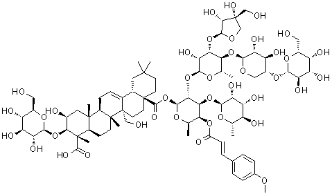 远志皂苷 A分子结构 (CAS 82410-33-1)