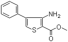 structure of CAS# 82437-64-7, 3-氨基-4-苯基噻吩-2-甲酸甲酯