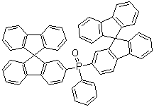 CAS 登录号：824426-27-9, 苯基二(9,9'-螺双[9H-芴]-2-基)氧膦