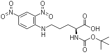 structure of CAS# 82518-61-4, N-Boc-N'-(2,4-dinitrophenyl)-L-ornithine