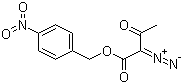 2-重氮乙酰乙酸对硝基苄酯分子结构 (CAS 82551-63-1)