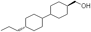 structure of CAS# 82562-85-4, (反式,反式)-4'-丙基-[1,1'-二环己基]-4-甲醇