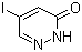 structure of CAS# 825633-94-1, 5-碘哒嗪-3(2H)-酮