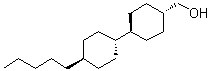 (反式,反式)-4'-戊基[1,1'-联环己烷]-4-甲醇分子结构 (CAS 82598-08-1)