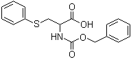 CAS # 82611-65-2, S-Phenyl-N-[(phenylmethoxy)carbonyl]cysteine