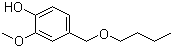 香草醇丁醚分子结构 (CAS 82654-98-6)