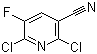3-氰基-2,6-二氯-5-氟吡啶分子结构 (CAS 82671-02-1)