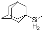 1-金刚烷基(甲基)硅烷分子结构 (CAS 82690-39-9)