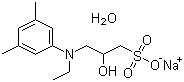 structure of CAS# 82692-97-5, N-乙基-N-(2-羟基-3-磺丙基)-3,5-二甲基苯胺钠盐一水合物