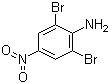 structure of CAS# 827-94-1, 2,6-二溴-4-硝基苯胺