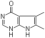 CAS 登录号：82703-35-3, 5,6-二甲基-7H-吡咯并[2,3-d]嘧啶-4(3H)-酮
