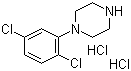 1-(2,5-二氯苯基)哌嗪二盐酸盐分子结构 (CAS 827614-47-1)