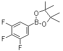 (3,4,5-三氟苯基)硼酸频哪醇酯分子结构 (CAS 827614-70-0)