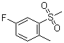 structure of CAS# 828270-66-2, 4-氟-1-甲基-2-(甲基磺酰基)苯