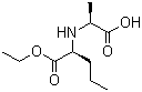 N-[(S)-乙氧羰基-1-丁基]-(S)-丙氨酸分子结构 (CAS 82834-12-6)