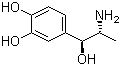 structure of CAS# 829-74-3, (-)-3,4-Dihydroxynorephedrine