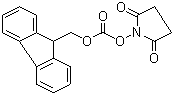 9-芴甲基-N-琥珀酰亚胺基碳酸酯分子结构 (CAS 82911-69-1)