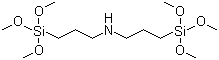 二(3-三甲氧基硅烷基丙基)胺分子结构 (CAS 82985-35-1)