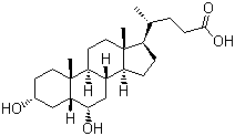 structure of CAS# 83-49-8, Hyodeoxycholic acid