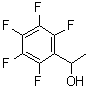 structure of CAS# 830-50-2, 2,3,4,5,6-Pentafluoro-alpha-methylbenzyl alcohol
