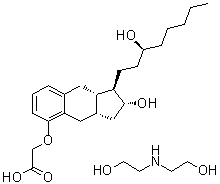 CAS # 830354-48-8, Treprostinil diethanolamine, Treprostinil diolamine, UT 15C