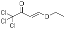 structure of CAS# 83124-74-7, 1,1,1-Trichloro-4-ethoxy-3-buten-2-one