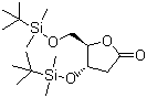 structure of CAS# 83159-91-5, 3,5-二-O-(叔丁基二甲基硅烷)-2-脱氧-D-核糖酸-1,4-内酯