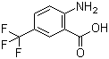 structure of CAS# 83265-53-6, 2-氨基-5-三氟甲基苯甲酸