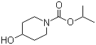 4-羟基哌啶-1-甲酸异丙酯分子结构 (CAS 832715-51-2)