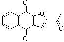 structure of CAS# 83280-65-3, 2-乙酰基呋喃并-1,4-萘醌