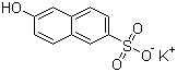 structure of CAS# 833-66-9, 2-萘酚-6-磺酸钾
