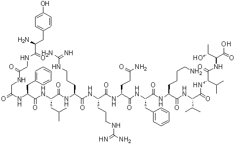 structure of CAS# 83335-41-5, 猪强啡肽 B