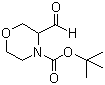 N-Boc-3-吗啉甲醛分子结构 (CAS 833474-06-9)