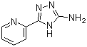 structure of CAS# 83417-23-6, 5-(吡啶-2-基)-4H-1,2,4-三唑-3-胺