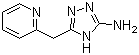 5-(吡啶-2-基甲基)-4H-1,2,4-三唑-3-胺分子结构 (CAS 83417-24-7)
