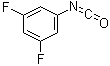 3,5-二氟苯基异氰酸酯分子结构 (CAS 83594-83-6)