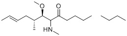 异环孢菌素H分子结构 (CAS 83602-43-1)