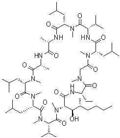 Dihydrocyclosporin H molecular structure (CAS 83602-88-4)