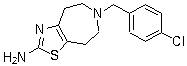 CAS # 83718-64-3, B-HT 958, 6-[(4-Chlorophenyl)methyl]-5,6,7,8-tetrahydro-4H-thiazolo[4,5-d]azepin-2-amine