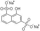 structure of CAS# 83732-80-3, 1-Naphthol-3,8-disulfonic acid disodium salt