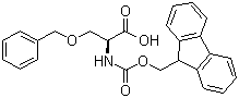 structure of CAS# 83792-48-7, Fmoc-O-benzyl-L-serine