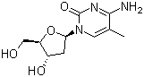 structure of CAS# 838-07-3, 5-Methyl-2'-deoxycytidine