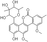 structure of CAS# 83852-56-6, Chrysomycin B