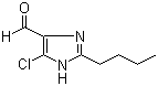 structure of CAS# 83857-96-9, 2-正丁基-4-氯-5-甲酰基咪唑