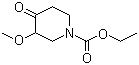 structure of CAS# 83863-72-3, N-Carbethoxy-3-methoxy-4-piperidone