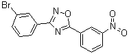 3-(3-溴苯基)-5-(3-硝基苯基)-1,2,4-恶二唑分子结构 (CAS 838905-57-0)