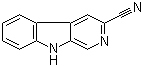 structure of CAS# 83911-48-2, 9H-吡啶并[3,4-b]吲哚-3-甲腈